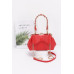 Faux Leather Ribbon Chain Handle Party Clutch - CC-WH2002138