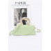Faux Leather Metal Handle Flap Bag - CC-WH2002140