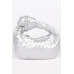 Faux Leather Braided Zip Bag - CC-WH2002141