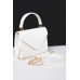 Enamel Faux Leather Top Handle Bag - CC-WH2002148