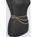Multi Layered Metal Plus Size Chain Belt - CC-WH2002150