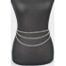 Multi Layered Metal Plus Size Chain Belt - CC-WH2002150