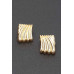 Gold Plated Metal Earring - CC-WH2002154