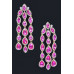 Rhinestone Fringe Earring - CC-WH2002159