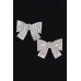 Ribbon Shape Rhinestone Earrings - CC-WH2002161