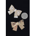 Ribbon Shape Rhinestone Earrings - CC-WH2002161