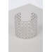 Wide Chain Metal Cuff Bracelet - CC-WH2002165