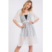 V-neck Detailed Crochet Lace Cover Up - CC-WH2002166