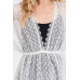 V-neck Detailed Crochet Lace Cover Up - CC-WH2002166