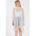 Embellished Sequin Mesh Cover Up - CC-WH2002167