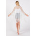 Embellished Sequin Mesh Cover Up - CC-WH2002167