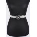 Flower Faux Pearl Elastic Belt - CC-WH2002168