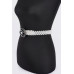 Flower Faux Pearl Elastic Belt - CC-WH2002168