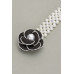 Flower Faux Pearl Elastic Belt - CC-WH2002168