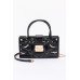 Embossed Enamel Handle Clutch - CC-WH2002179