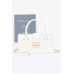 Embossed Enamel Handle Clutch - CC-WH2002179