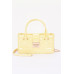 Embossed Enamel Handle Clutch - CC-WH2002179