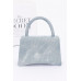 Faux Leather Rhinestone Hot Fix Flower Bag - CC-WH2002180