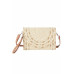 Mixed Color Detail Straw Clutch & Crossbody Bag - CC-WH2002188
