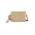 Gold Threads Mixed Color Straw Clutch Crossbodybag - CC-WH2002191
