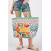 Fruit Boho Print Pom Pom Fringe Tote Bag - CC-WH2002200