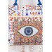 Evil Eye Boho Print Pom Pom Fringe Tote Bag - CC-WH2002202