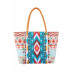 Boho Style Aztec Pattern Tassel Summer Tote Bag - CC-WH2002203