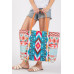 Boho Style Aztec Pattern Tassel Summer Tote Bag - CC-WH2002203
