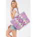Boho Print Fringe Tote Bag - CC-WH2002204