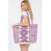 Boho Print Fringe Tote Bag - CC-WH2002204