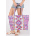 Boho Print Fringe Tote Bag - CC-WH2002204