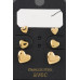 Triple Hearts Stud Earrings Set - CC-WH2002209