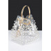 Clear Pearl Stud Bucket Bag W/chain Tassle - CC-WH2002224