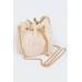 Faux Straw Bucket Crossbody Bag - CC-WH2002225