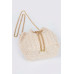 Faux Straw Bucket Crossbody Bag - CC-WH2002225