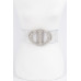 Rhinestone Metal Buckle Plus Size Transparent Belt - CC-WH2002234