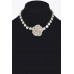 Rhinestone Flower Choker - CC-WH2002236