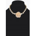 Rhinestone Flower Choker - CC-WH2002236