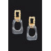 Vintage Metal Clear Earring - CC-WH2002238