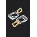 Vintage Metal Clear Earring - CC-WH2002238