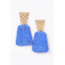 Faux Straw Dangling Earring - CC-WH2002239