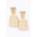 Faux Straw Dangling Earring - CC-WH2002239