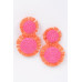 Faux Straw Dangling Earring - CC-WH2002241