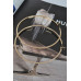 12cm Double Rhinestone Hoop Earrings - CC-WH2002249