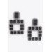 Multi Square Gemstone Earrings - CC-WH2002251