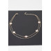Double Clover Charm Choker Necklace - CC-WH2002254
