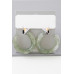 Multi Marble Stone Hoop Earrings - CC-WH2002256