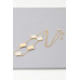 Two Toned Clover Charm Necklace - CC-WH2002274