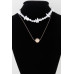 Double Abstract Stone Necklace - CC-WH2002278