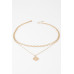 Double Clover Chain Necklace - CC-WH2002279
